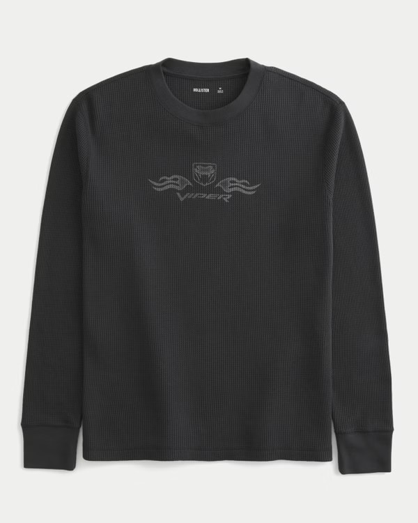 Men's Thermal Dodge Viper Graphic Shirt | Men's Graphics Shop | HollisterCo.com | Hollister (US)