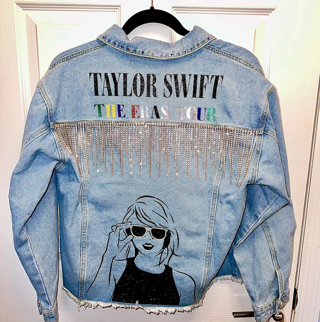 Custom Taylor Swift Eras Tour Denim Jacket | Etsy (US)