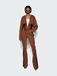 Corseted Hoodie Brown  | The Webster | The Webster