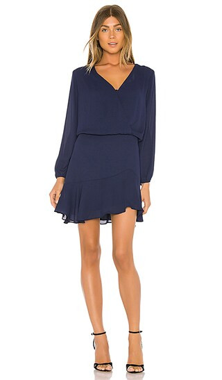 Long Sleeve Surplice Dress
                    
                    krisa | Revolve Clothing (Global)