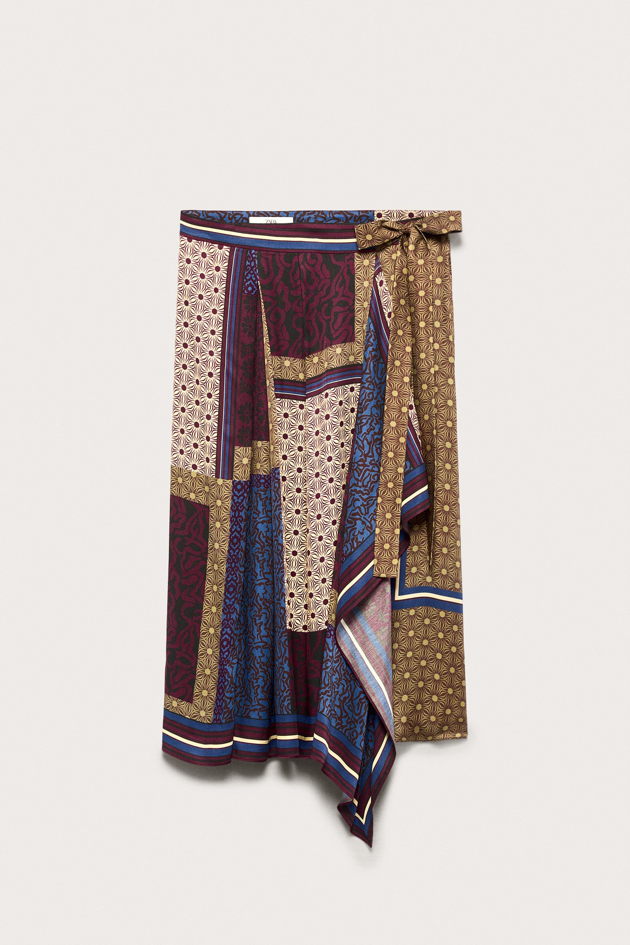 LIMITED EDITION PRINTED PAREO SKIRT | Zara Canada