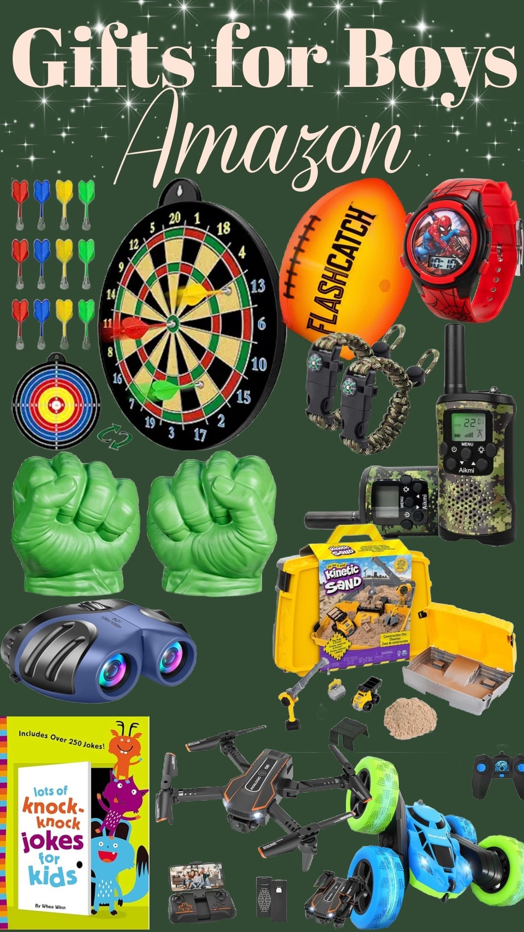 Amazon gifts for boys!

Gifts under $100
Gifts for her
Gifts for him
Unique gifts
christmas gifts 
gift guide
holiday gift guide
gift ideas
Christmas wishlist

#LTKKids #LTKGiftGuide #LTKHoliday