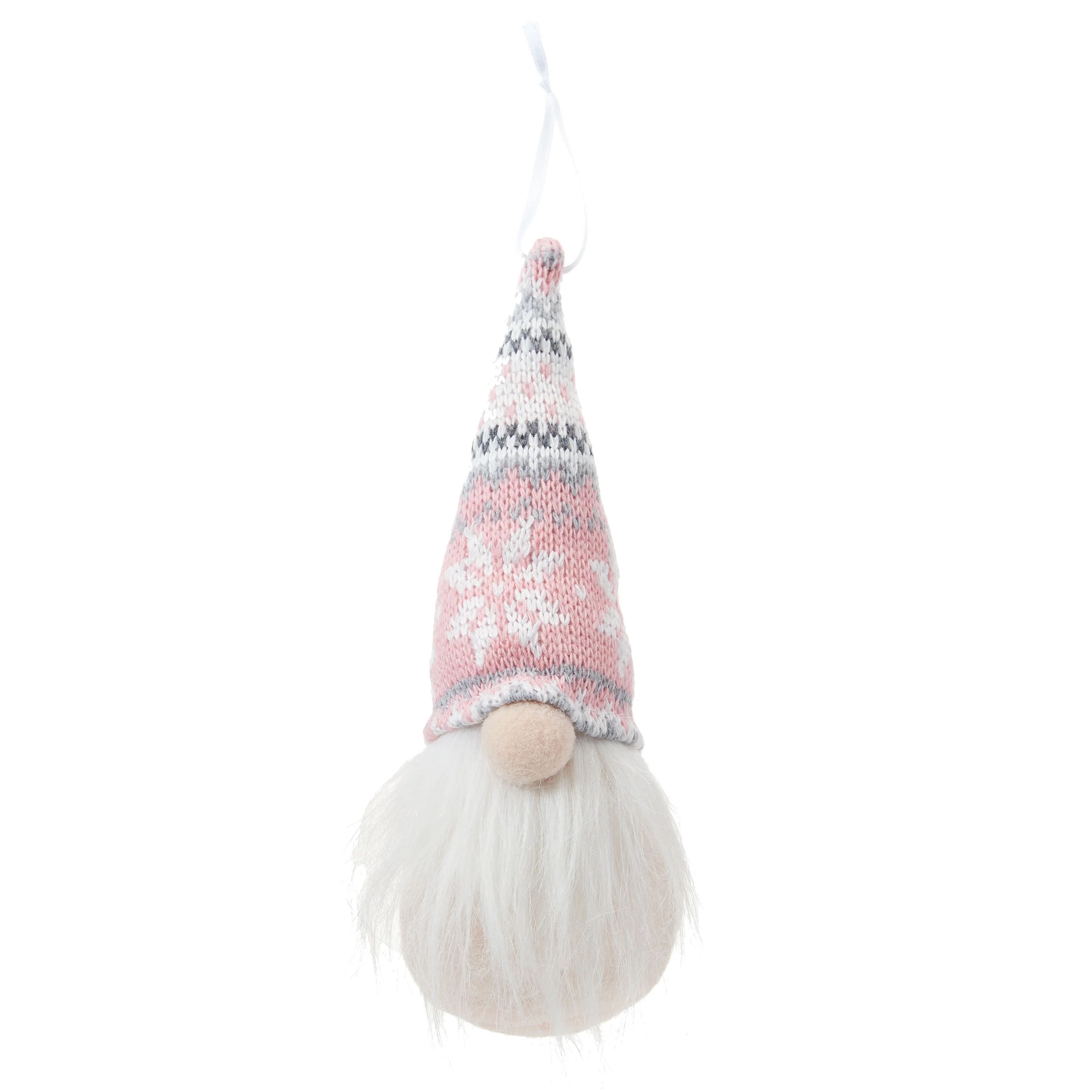 Holiday Time Pink Gnome Christmas Ornament, 7.7" - Walmart.com | Walmart (US)