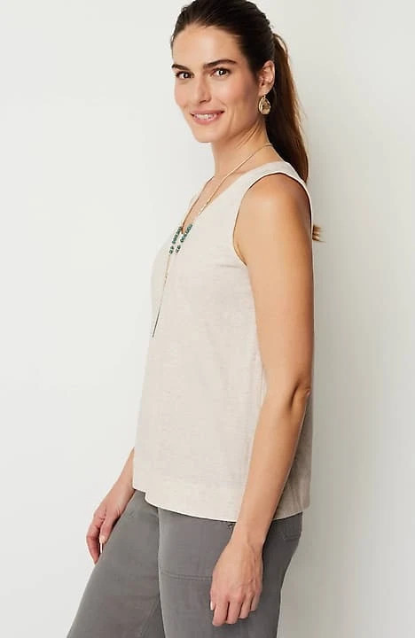 Pure Jill Soft-V-Neck Layering Tank | J. Jill