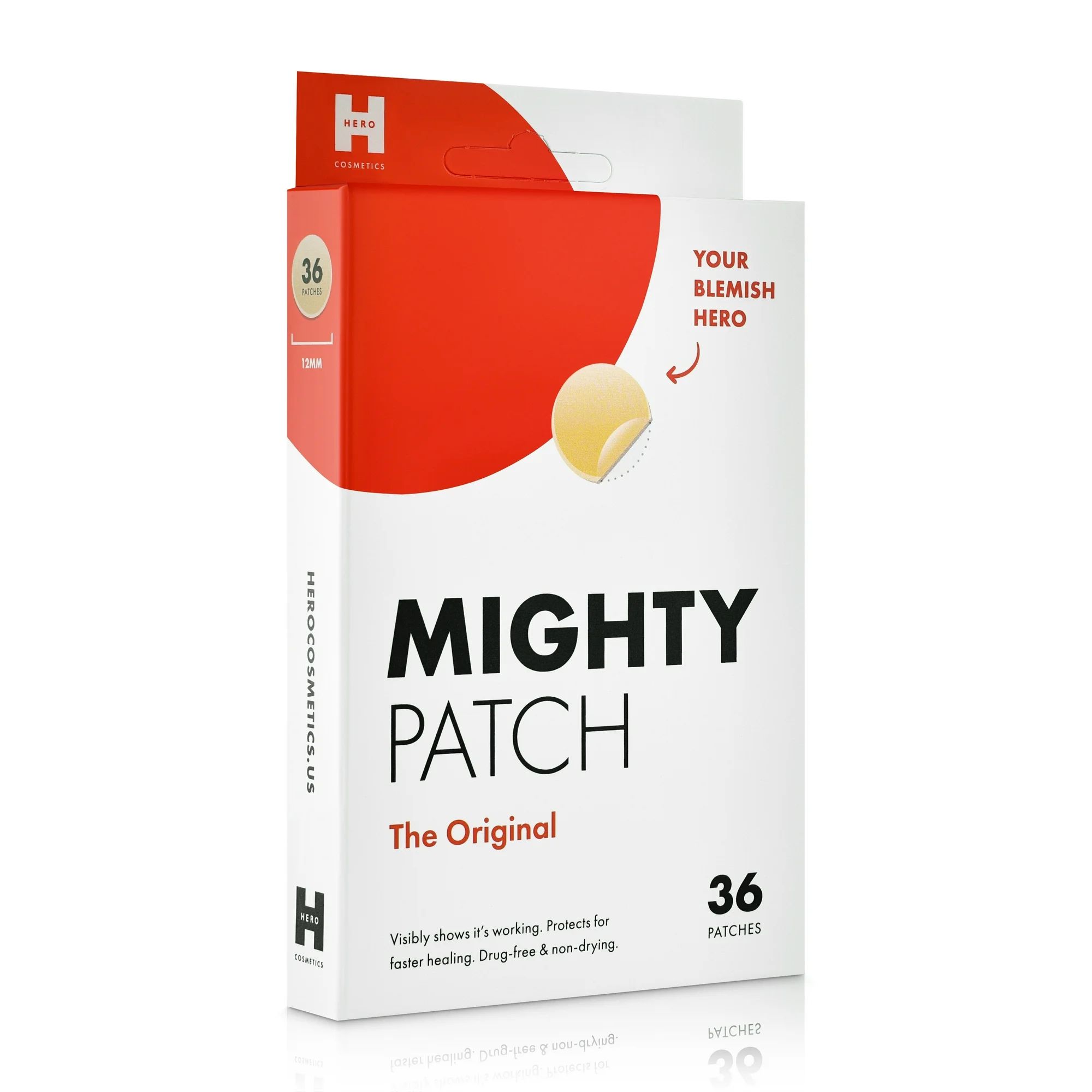 Hero Cosmetics Mighty Patch Acne Patches Original, 36 count - Walmart.com | Walmart (US)