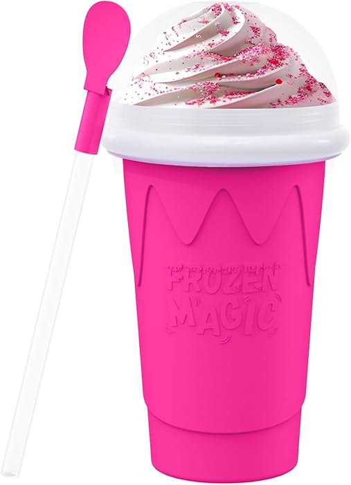 500ML Slushie Maker Cup,Quick Frozen Magic Cups for Homemade Milk Shake Ice Cream Maker, Double L... | Amazon (US)