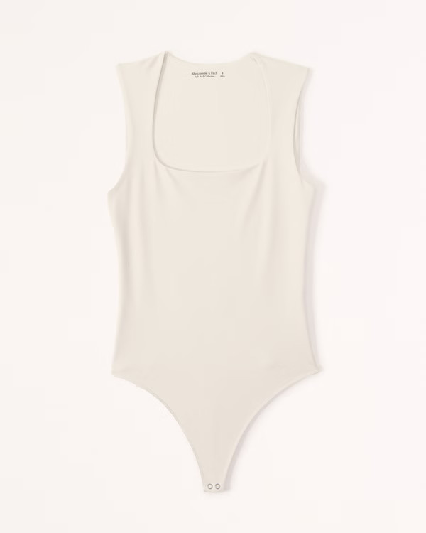 Seamless Fabric Squareneck Bodysuit | Abercrombie & Fitch (US)