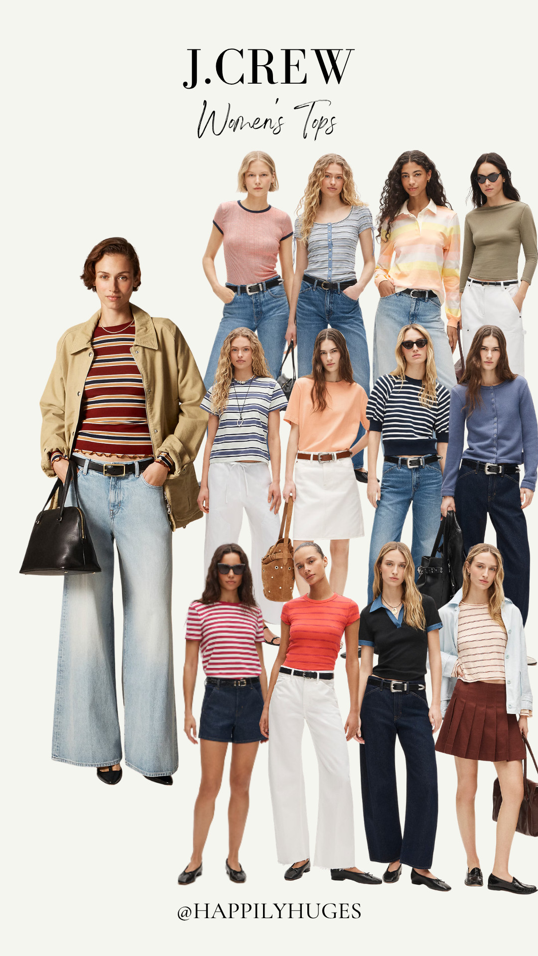 Classic and chic women’s tops from J.Crew. Check these out! 

 #LTKdayinmylife #LTKootd #LTKMidsize