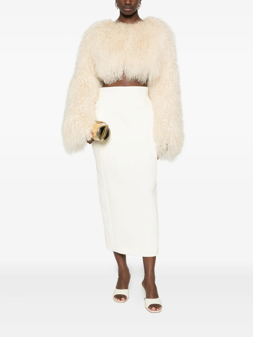 Becca shearling jacket | Farfetch Global