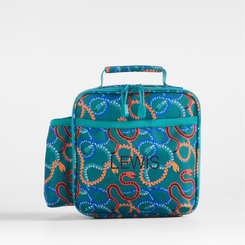 Silly Snakes Insulated Kids Snake Lunch Box | Crate & Kids | Crate & Barrel