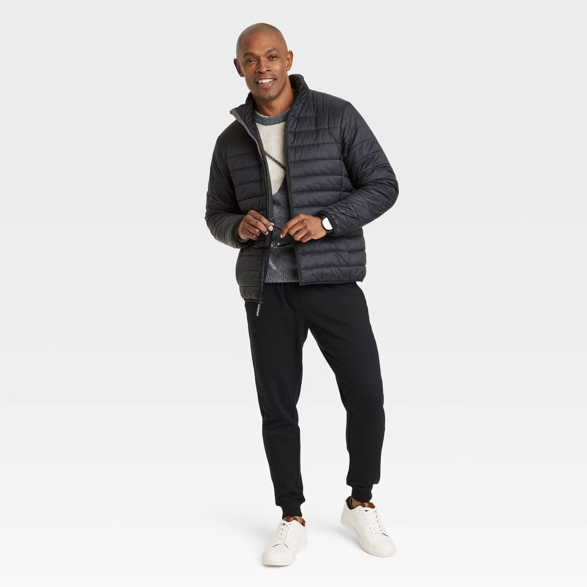Men's Lightweight Puffer Jacket - Goodfellow & Co™ | Target