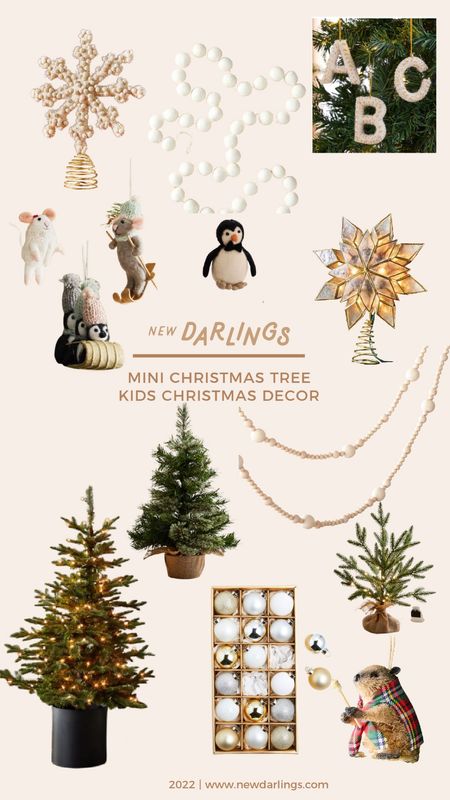 Small Christmas tree decor - Christmas tree - kids holiday decor - kids Christmas - 

#LTKhome #LTKHoliday #LTKSeasonal