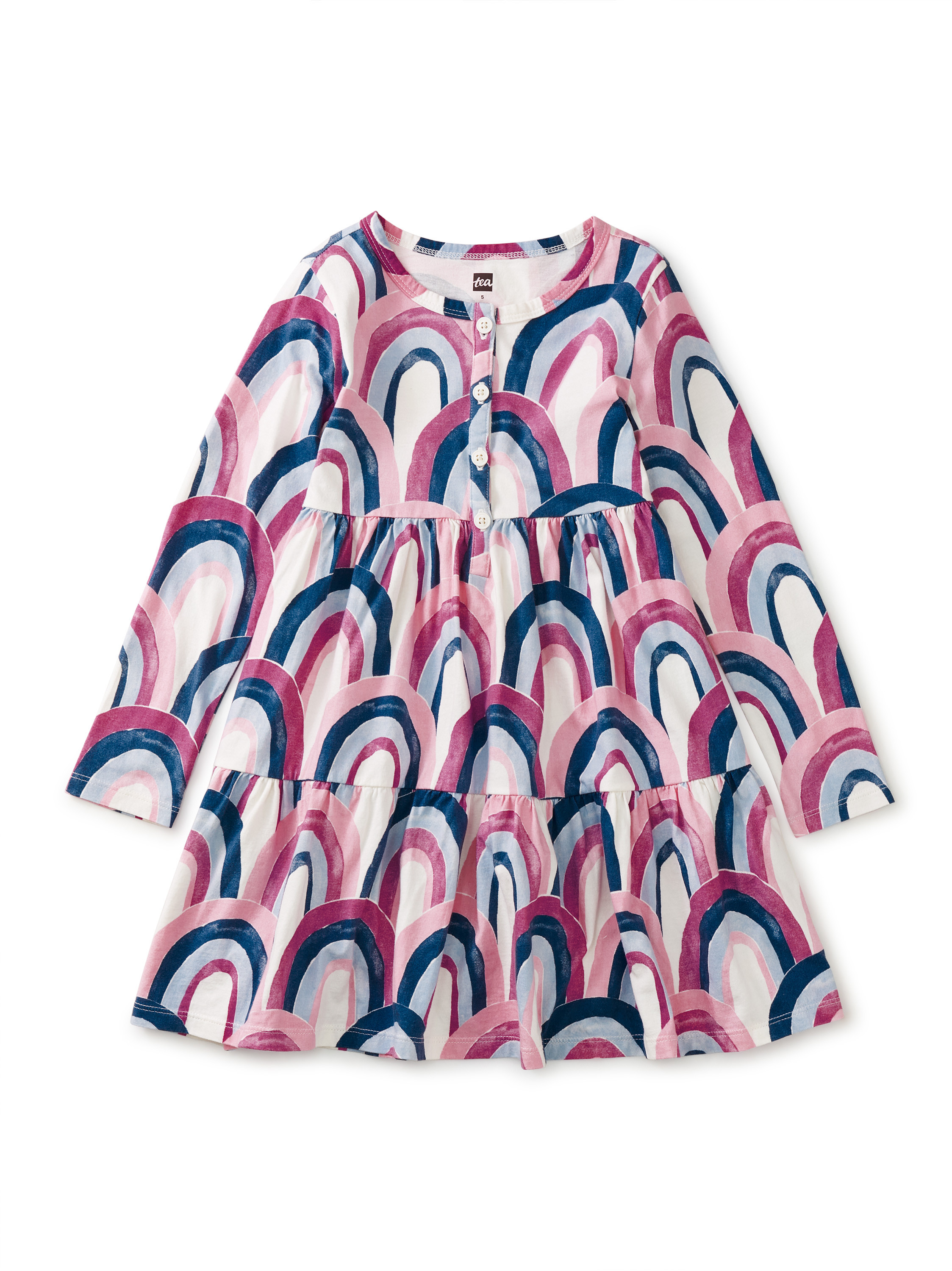 Tiered Henley Dress | Tea Collection