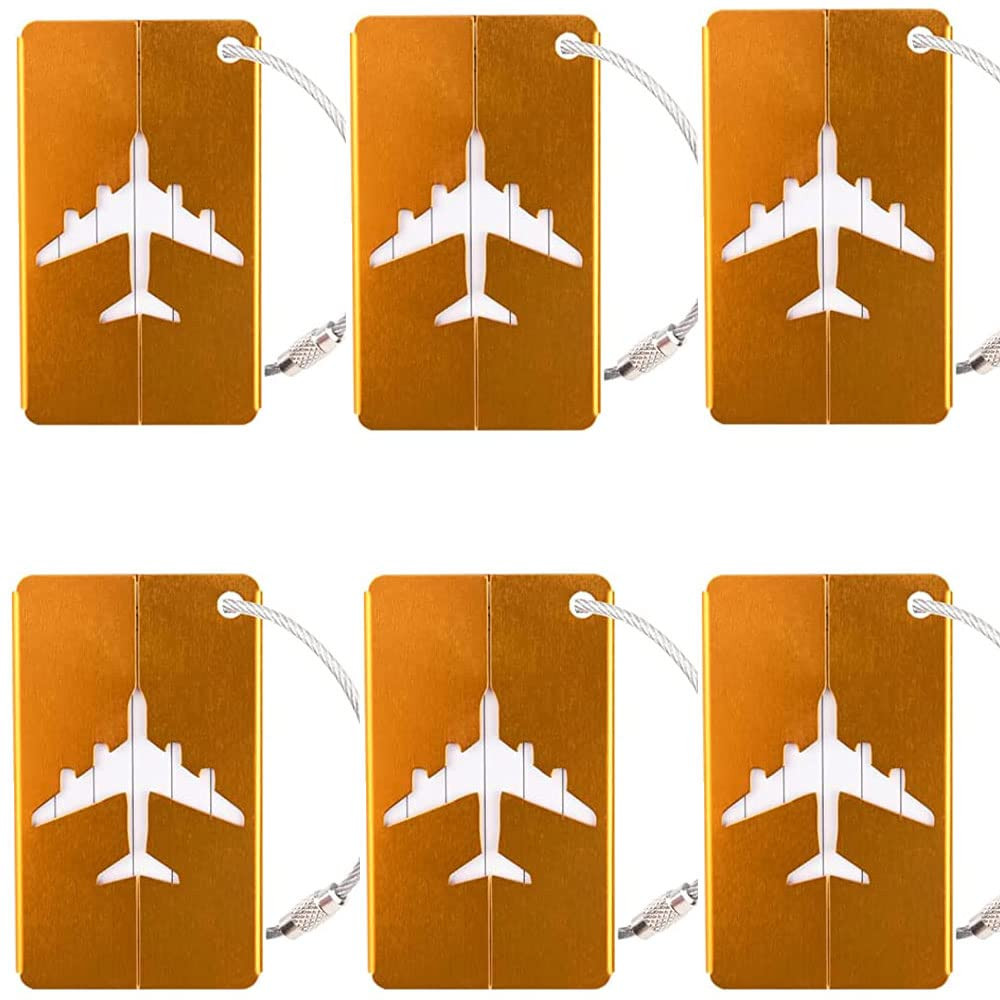 Aluminium Alloy Luggage Tag with Name ID Card Perfect to Quickly Spot Luggage Suitcase Bag Tags b... | Amazon (US)