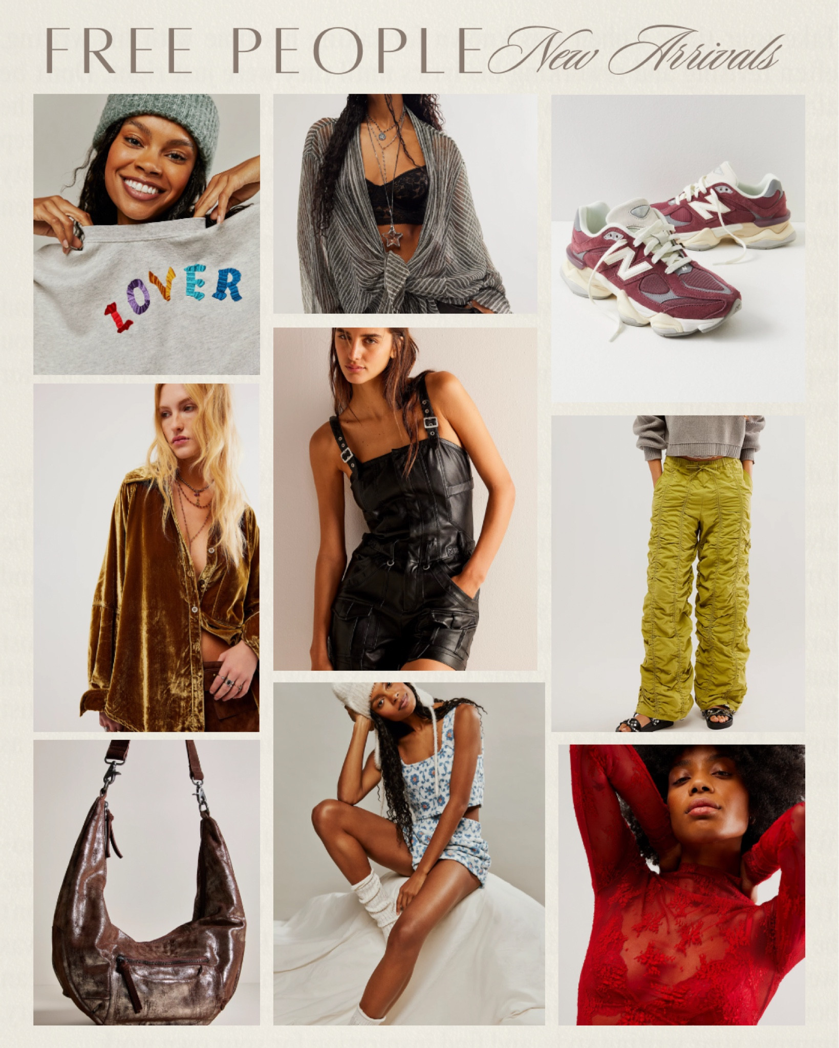 Free People New Arrivals ✨

Fall outfits, fall fashion, thanksgiving, button down, leather purse, western wear, holiday pajamas, cargo pants, sneakerss

#LTKHoliday #LTKfindsunder100 #LTKGiftGuide
