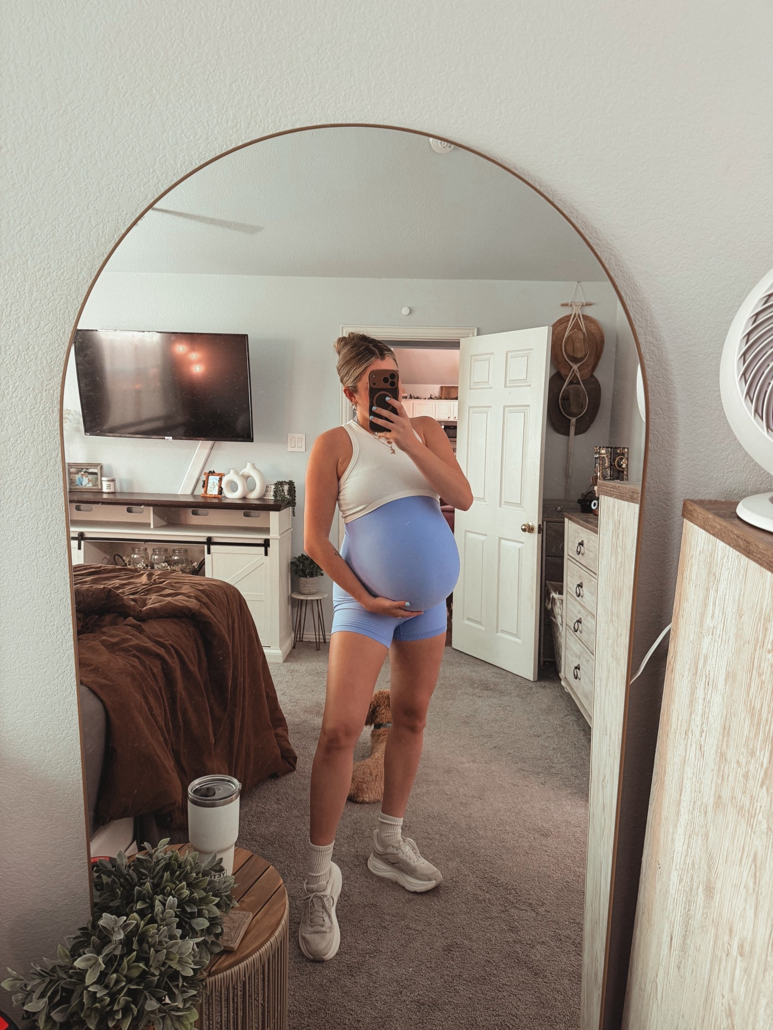 Activewear. Maternity fashion. Amazon fashion. Romper. Hot girl walk outfit. Bump friendly  

#LTKSeasonal #LTKBump #LTKootd