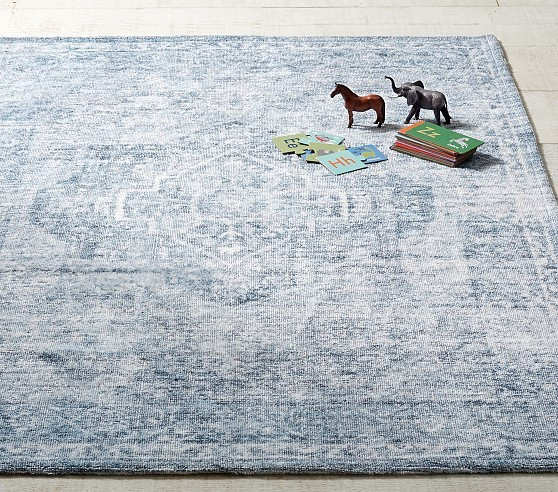 Taylor Machine Washable Rug | Pottery Barn Kids