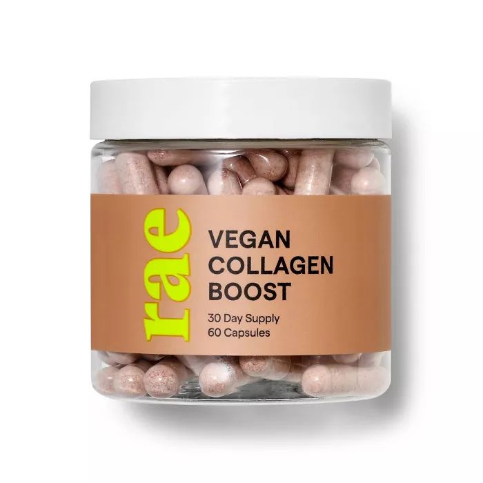 Rae Vegan Collagen Boost Dietary Supplement Capsules - 60ct | Target