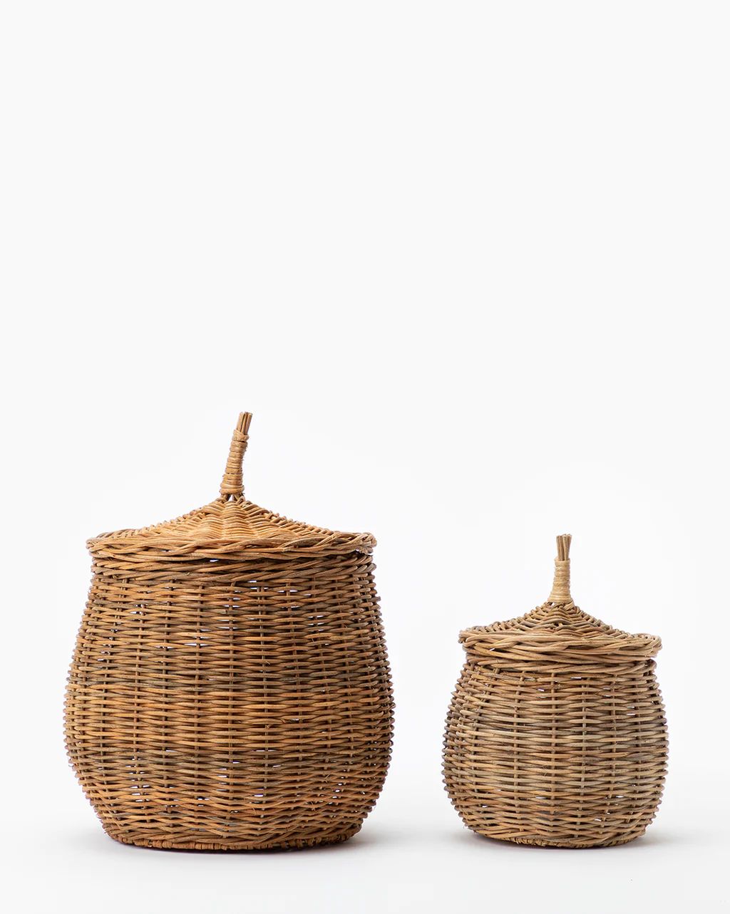 Woven Lidded Basket | McGee & Co.