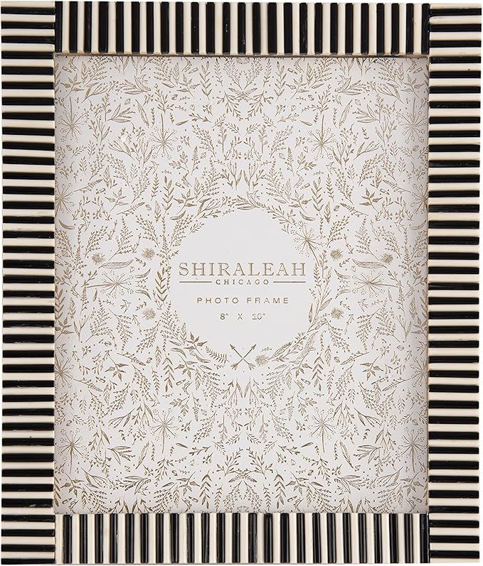 Shiraleah Black And White Striped 8X10 Gallery Picture Frame | Amazon (US)
