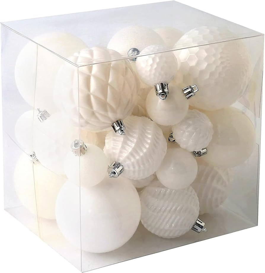 Christmas Balls Ornaments -36pcs Shatterproof Christmas Tree Decorations with Hanging Loop for Xm... | Amazon (US)