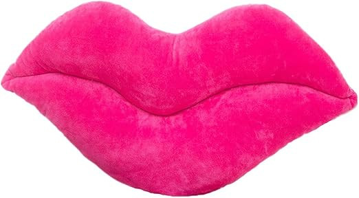 LEVINIS Hot Pink Lip Shape Throw Pillows Girls Valentine's Day Gift Soft Velvet Decorative Revers... | Amazon (US)
