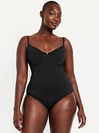 Textured One-Piece Balconette Swimsuit | Old Navy (US)