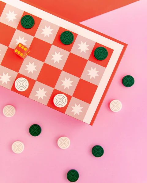 Game Night! 2-in-1 Checkers & Backgammon Board | ban.do