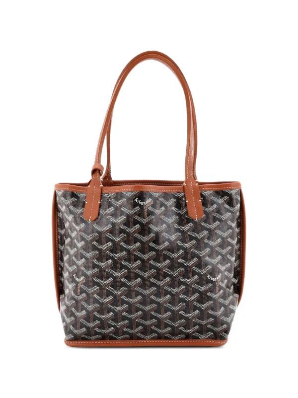 Anjou Reversible Tote Coated Canvas Mini satchel | Farfetch Global