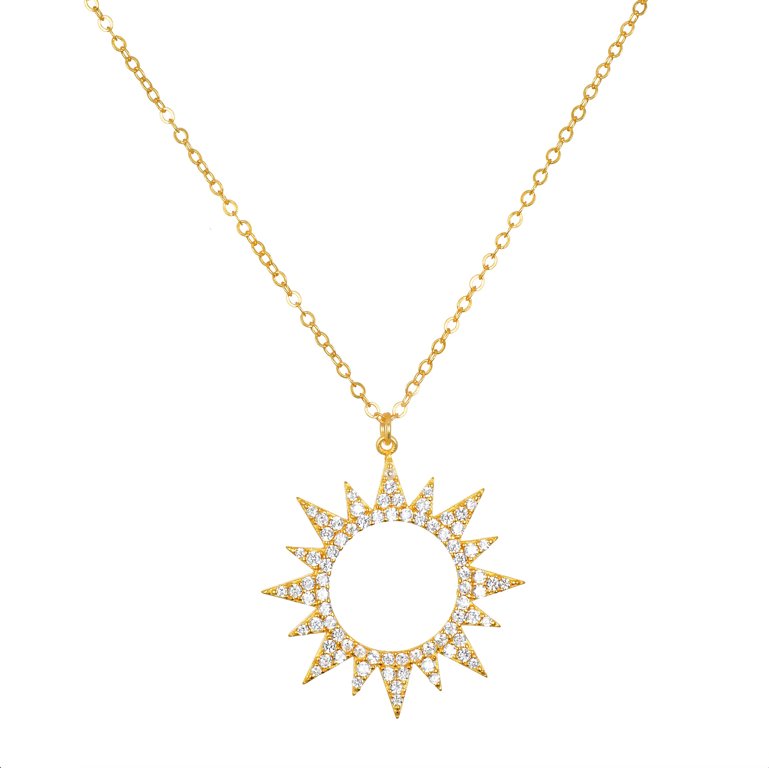 Bright Sun CZ Necklace | Satya Jewelry