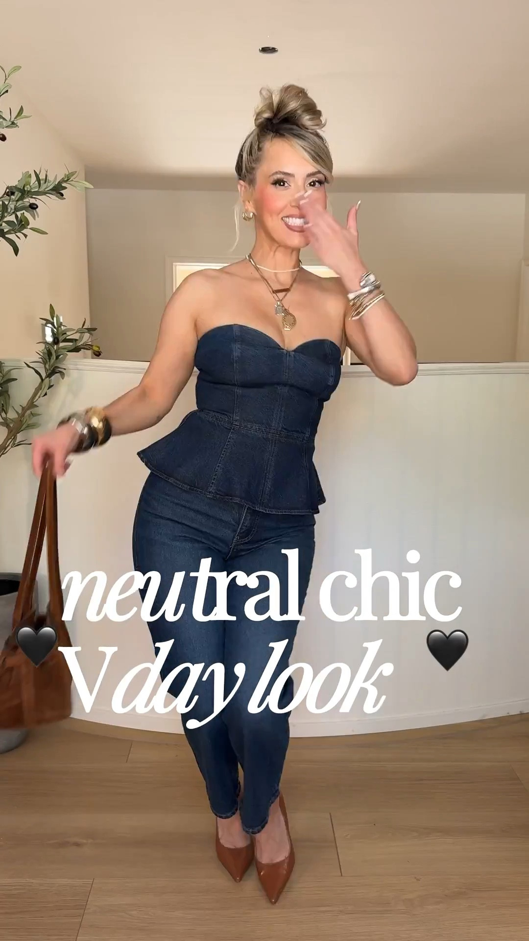 Neutral Valentine's or GALentine's outfits 🙌🏼😍

Look 1: XS in @express corset | size 4 in jeans
Look 2: SM in leopard skirt + top 
Look 3: 27 in Ribcage Levi's + SM in puff sleeve corset
Look 4: SM in Amazon brown set! 
Look 5: size 27 in 501 curve Levi's + small in sheer top 

#LTKU #LTKootd #LTKgrwm