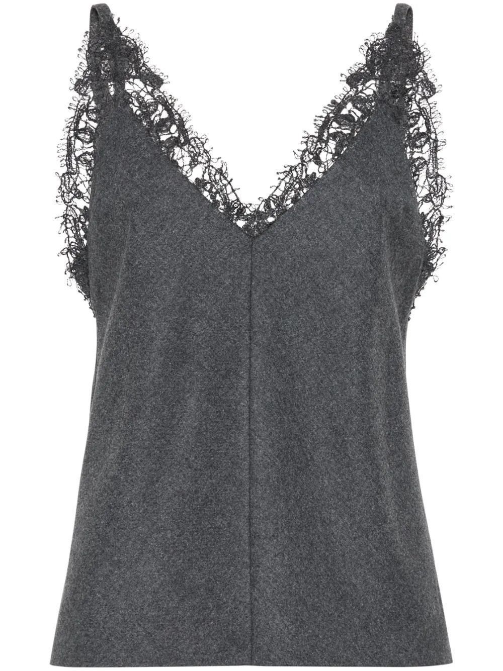 V-neck wool top | Farfetch Global