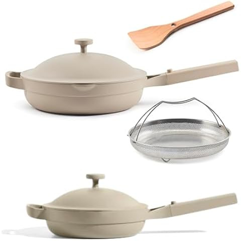 Our Place Always Pan - Large 12.5-Inch Nonstick, Toxin-Free Ceramic Cookware | Versatile Frying P... | Amazon (US)