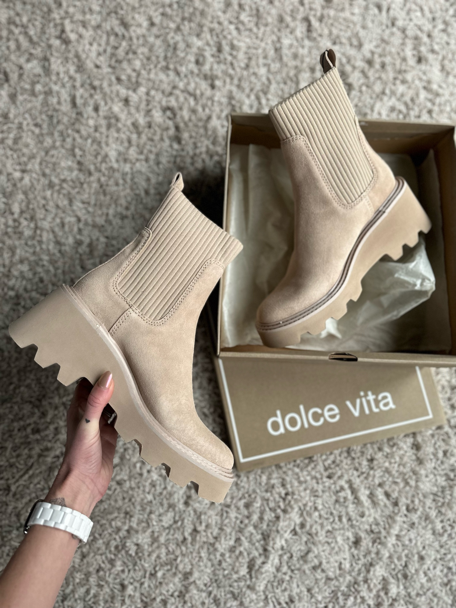 dolce vita hoven boots in suede are on sale today 
Wear with Amazon puffer vest and spanx faux leather leggings for the perfect cold weather outfit
#coldweather #suede #boots #dolcevita #spanx #ankleboots waterproof ankle boots 