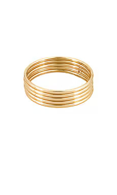 BaubleBar Brenna Bangle Set in Gold from Revolve.com | Revolve Clothing (Global)
