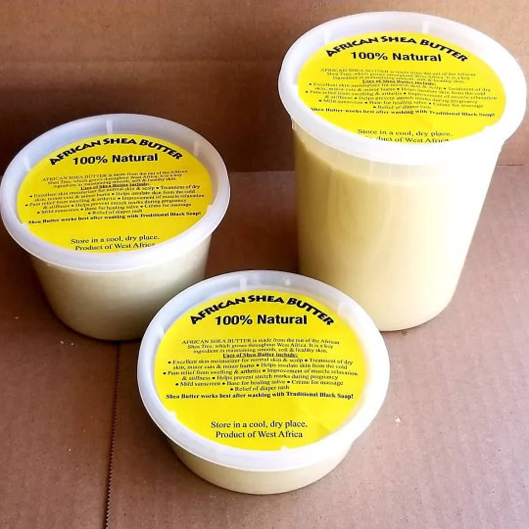 Raw African Shea Butter Bulk, 100% Pure Natural Organic Unrefined Virgin From Ghana Moisturizer f... | Etsy (US)