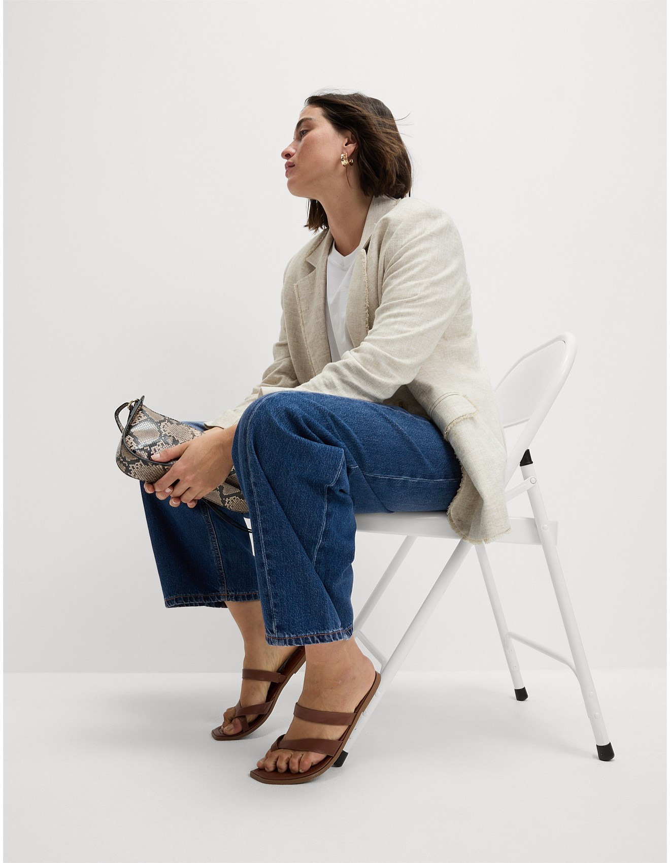 M&s M&s Collection Mid Rise Barrel Leg Jeans | David Jones | David Jones (Australia & New Zealand)