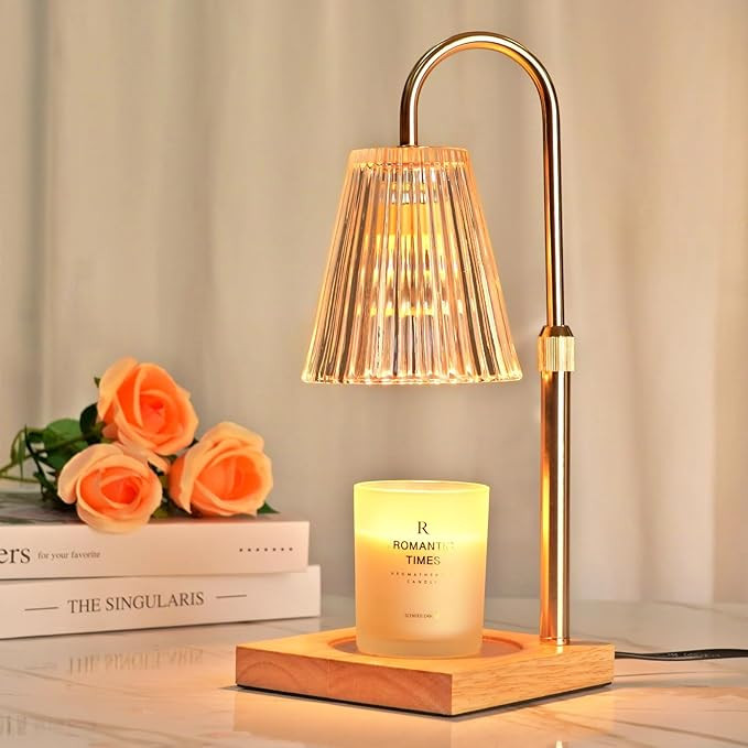 Glass Candle Warmer Lamp with Timer, Dimmable Candle Lamp Warmer for Jar Candles, Height Adjustab... | Amazon (CA)