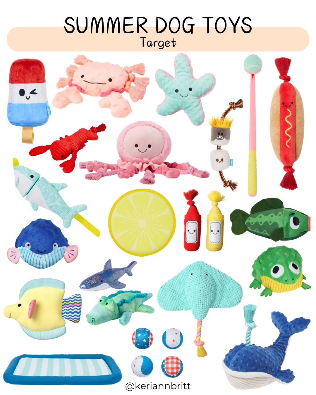 Summer dog toys at Target 

#LTKPets #LTKSummerEdit #LTKSeasonal