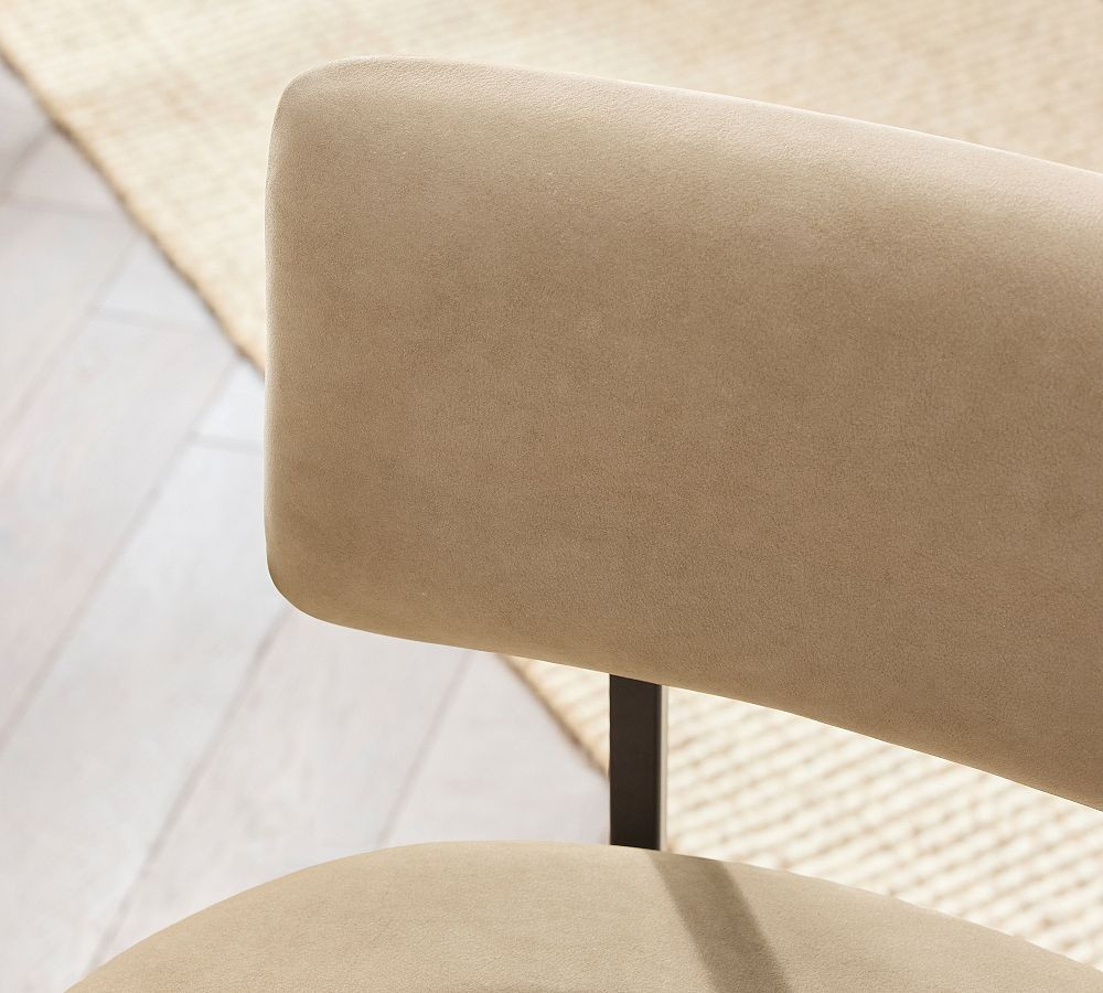 Lowen Leather Stool | Pottery Barn (US)