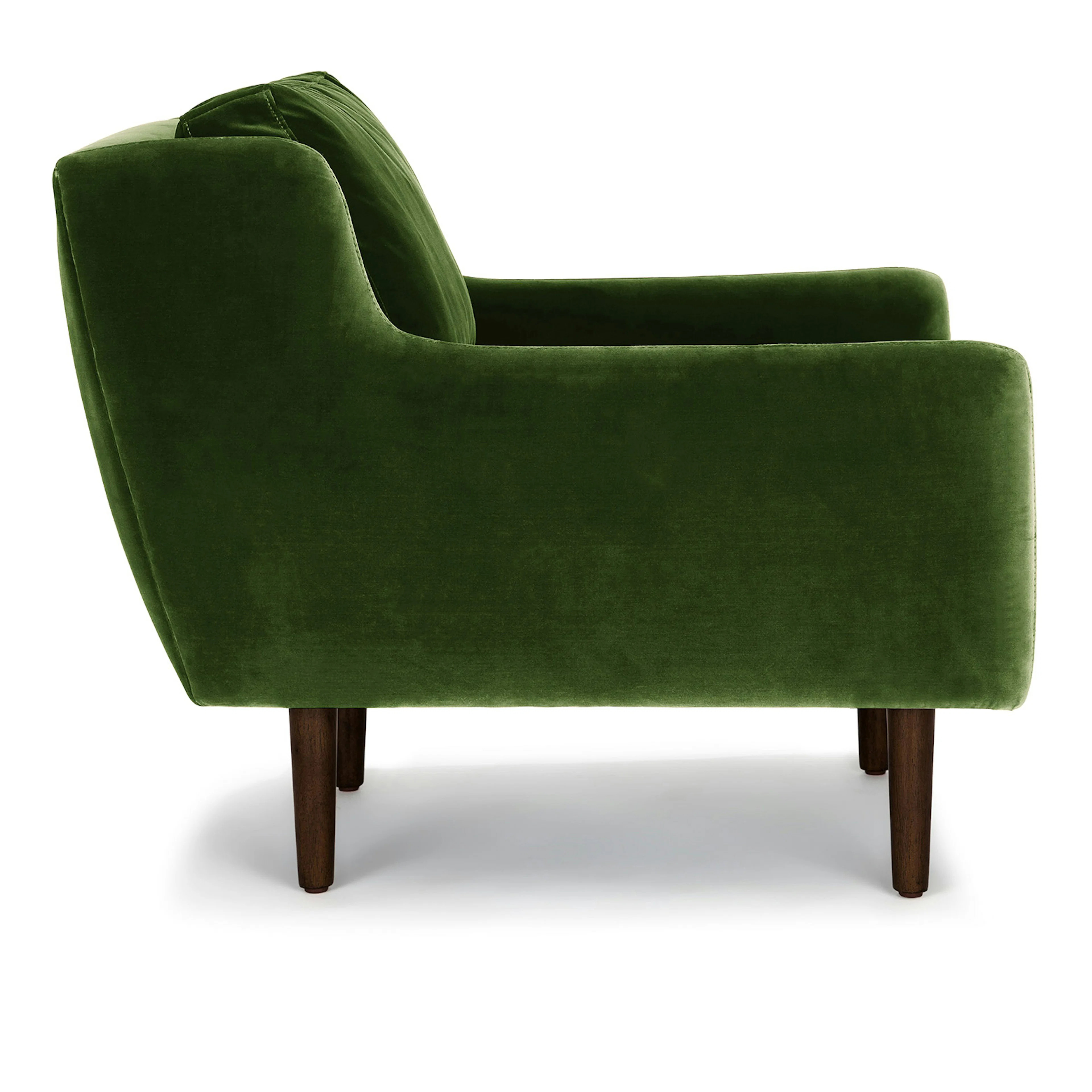Matrix 30.5" Velvet Lounge Chair - Grass Green | Article