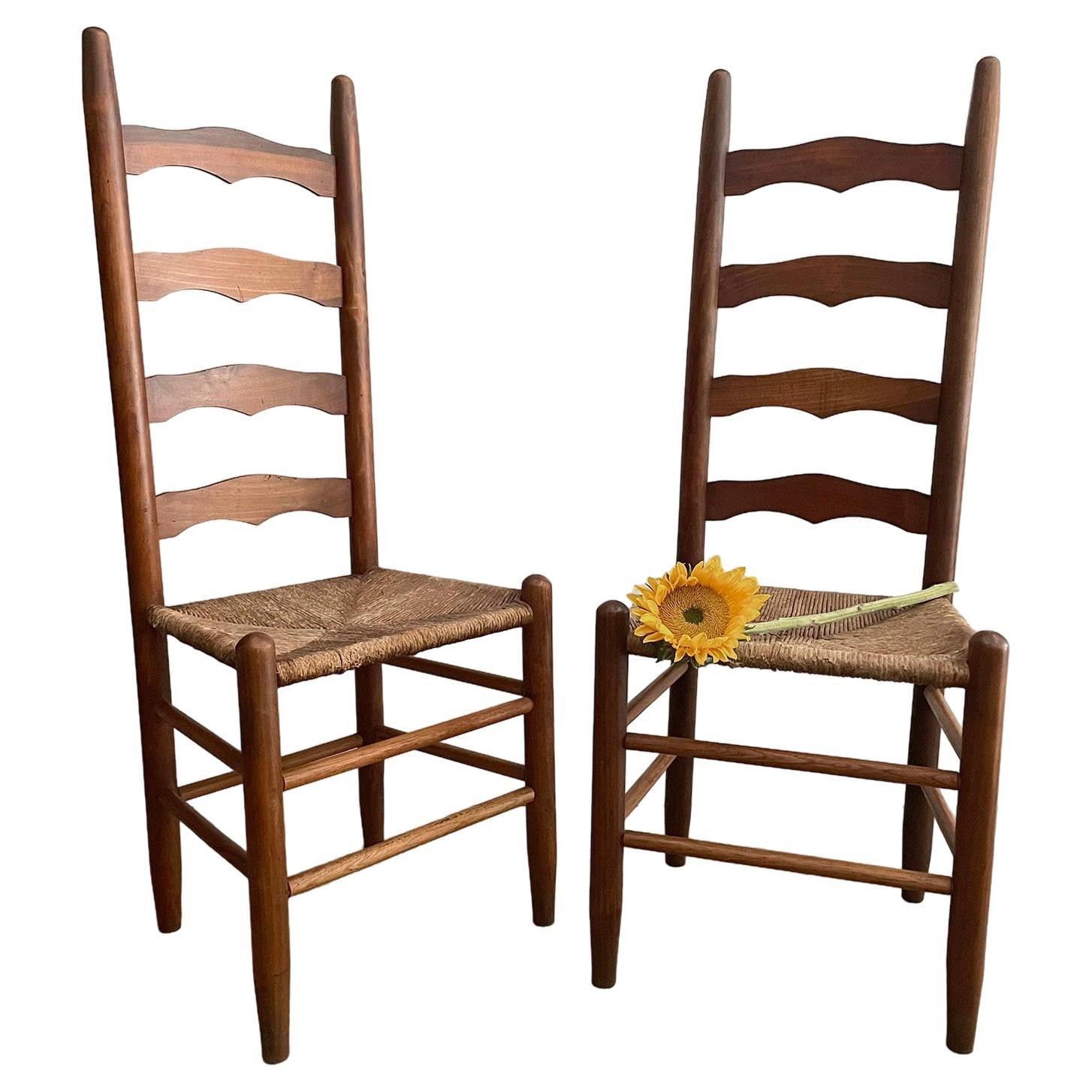 French Ladder Back Chair | 1stDibs