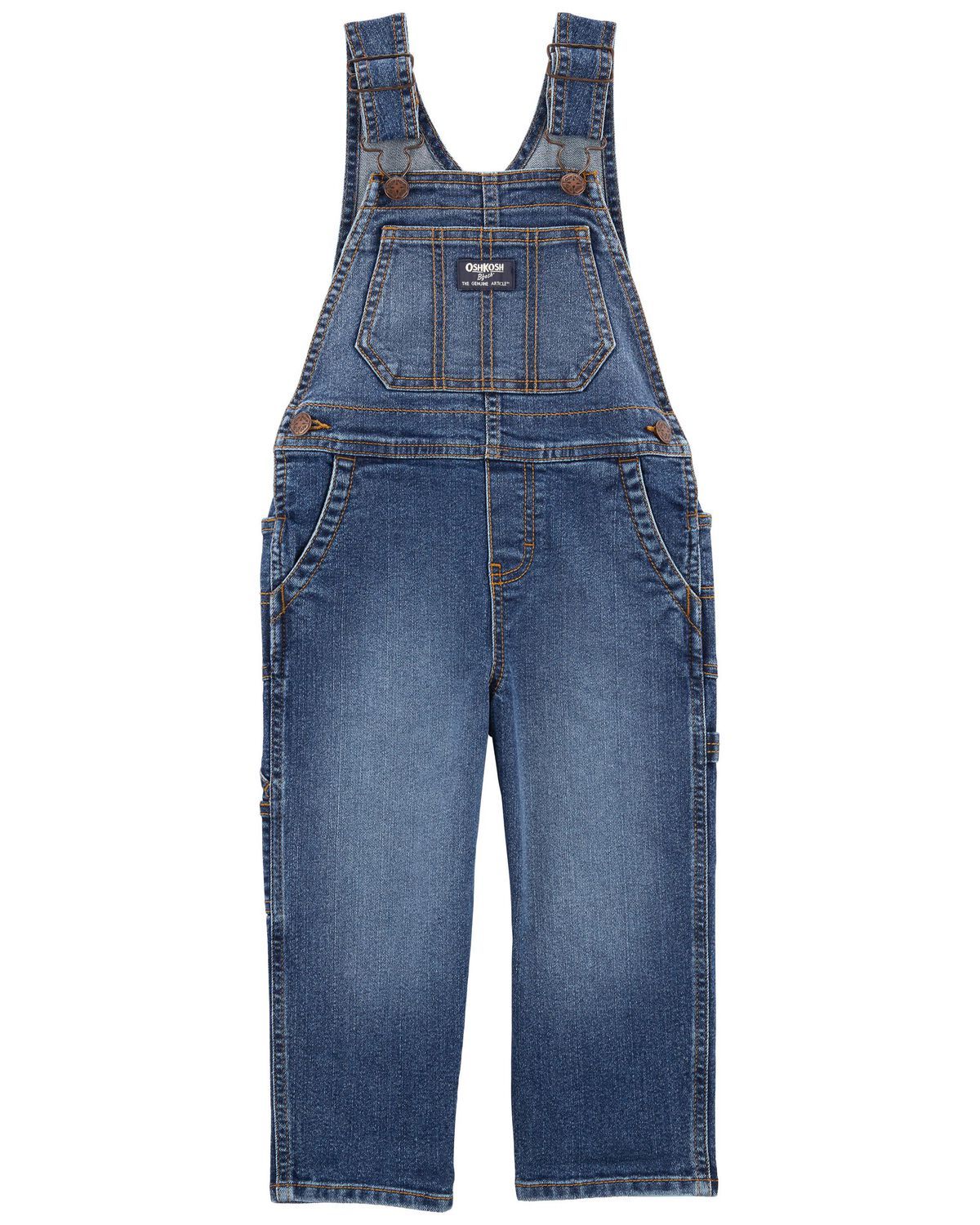 Dark Denim Toddler Classic OshKosh Overalls | oshkosh.com | OshKosh B'gosh