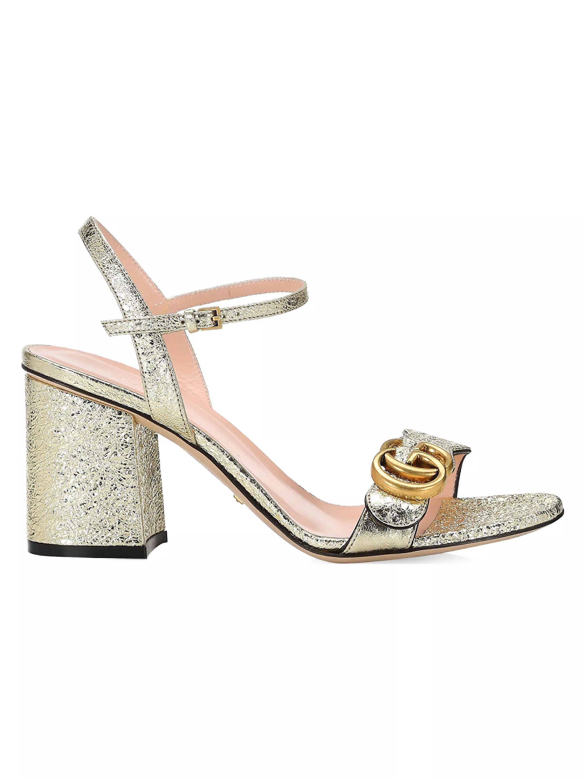 Marmont GG Ankle-Strap Sandals | Saks Fifth Avenue
