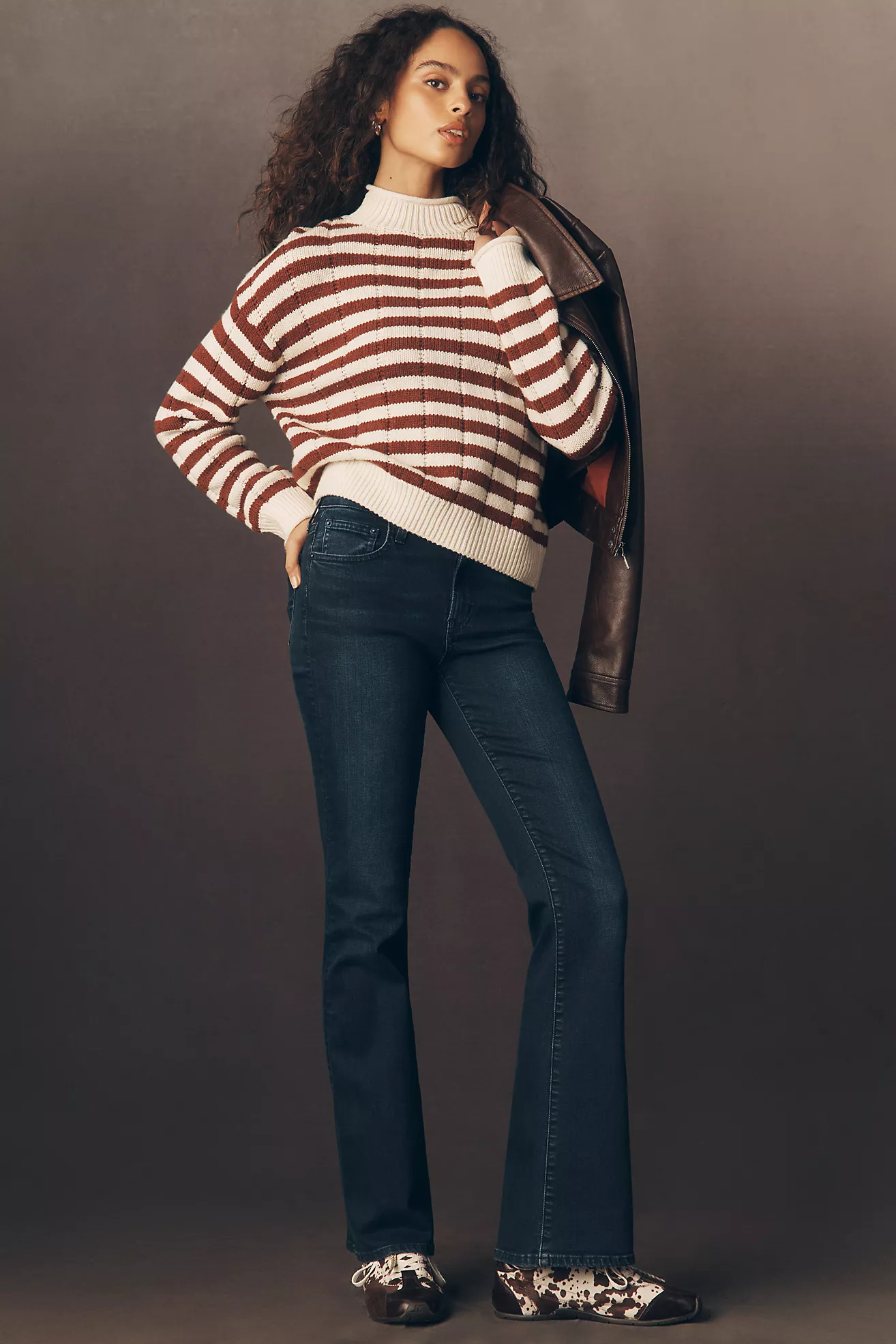 Edwin Lark Mid-Rise Bootcut Jeans | Anthropologie (US)