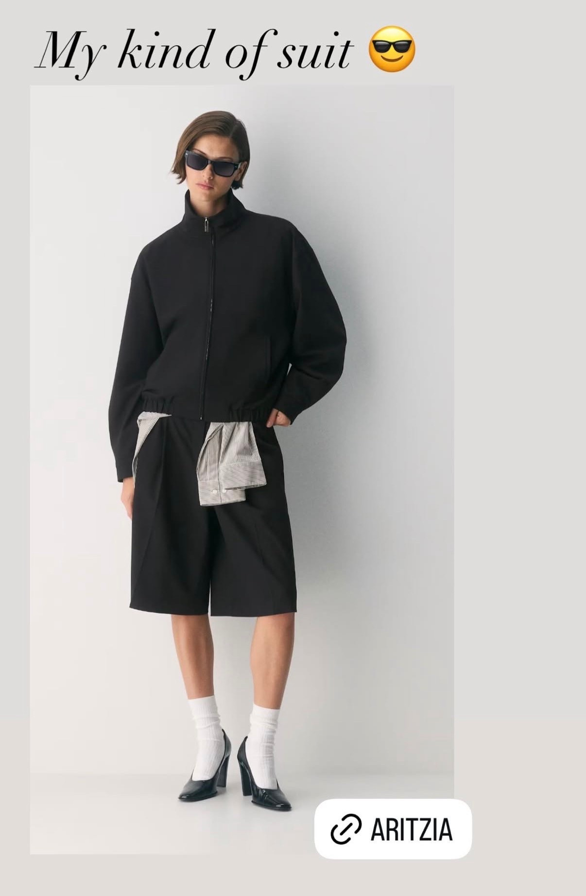 The cutest summer suit from Aritzia
