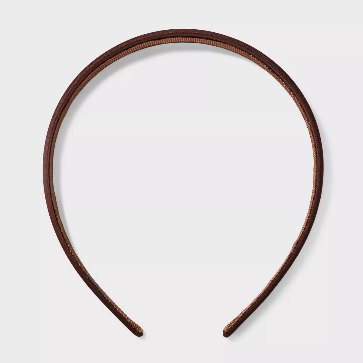 Satin Flat Headband - A New Day™ Brown | Target