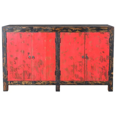 Auro Sideboard Color: Antique Red | Wayfair North America