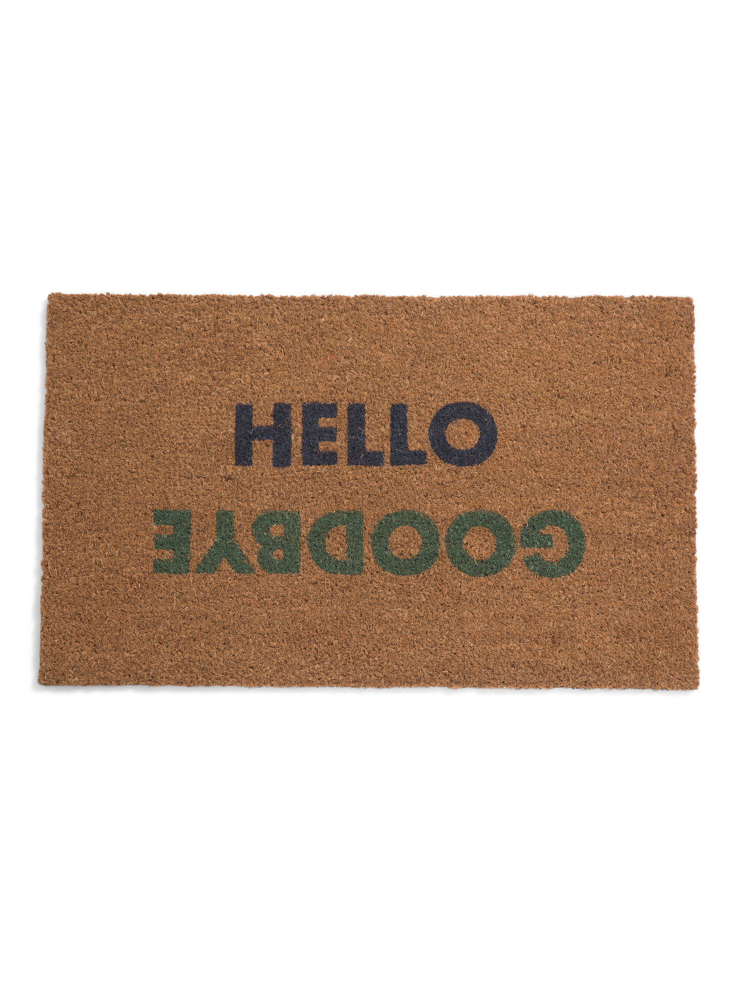 18x30 Hello Goodbye Coir Doormat | TJ Maxx