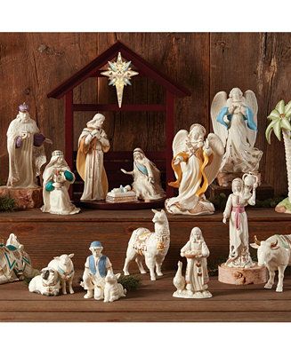Lenox First Blessings Nativity Figurine Collection & Reviews - Macy's | Macys (US)